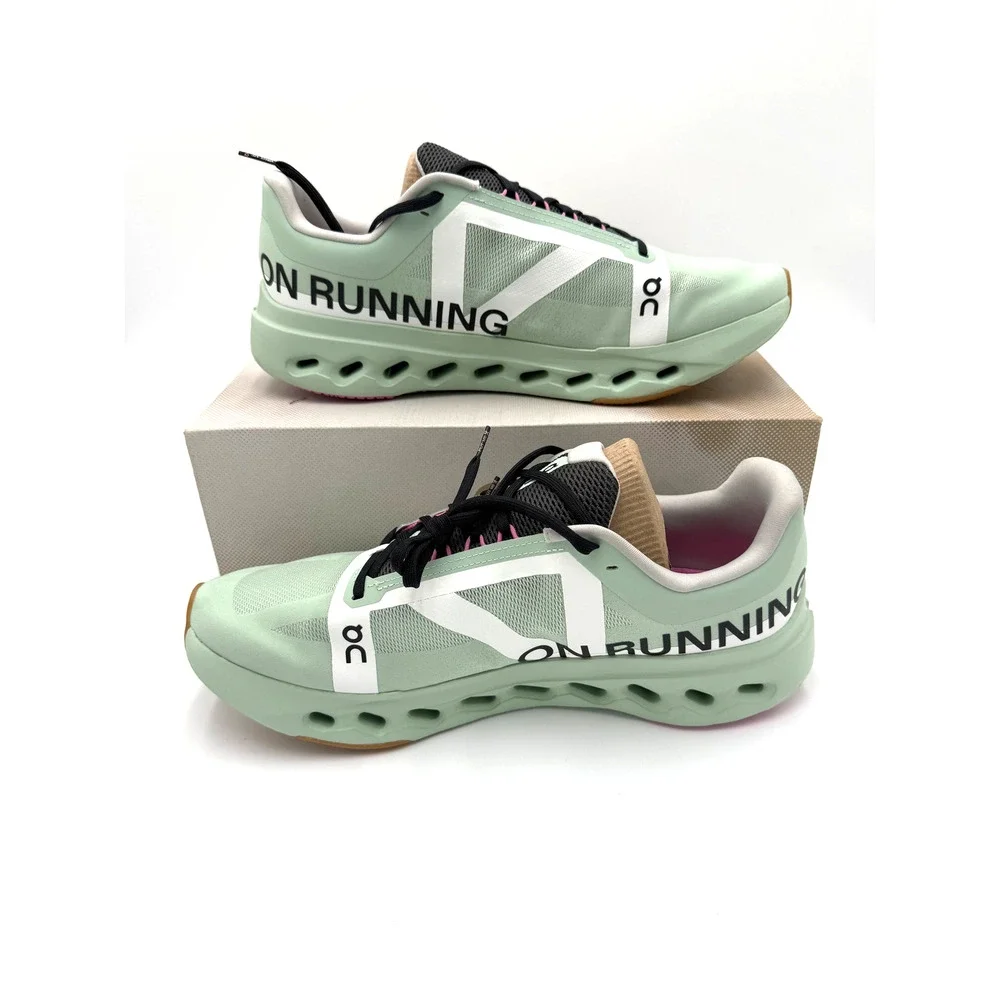NEW On Men's Cloudsurfer Next Z5 Running Shoes - Mineral/Almond - Size 13